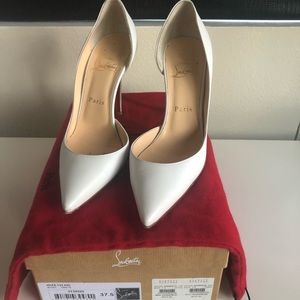 Christian Louboutin Iriza 100 white size 37.5